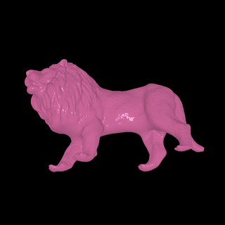 Lion animaux 3d print model - Mito3D