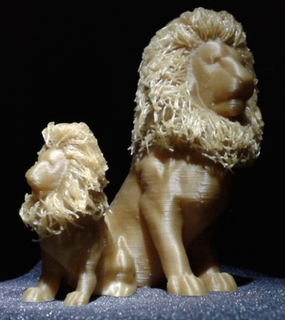 leão cabelo 3d modelos baixar crialidade nuvem animais 3d print model - Mito3D