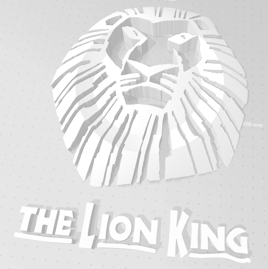 leão rei casa decoração 3D print model - Mito3D
