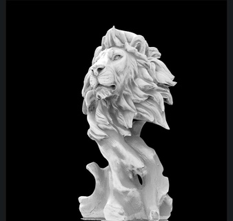 leão madeira simba animais 3d print model - Mito3D