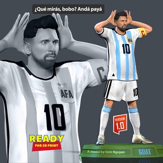 Lionel Messi dünya Fincan 2022 erkekler 3d print model - Mito3D
