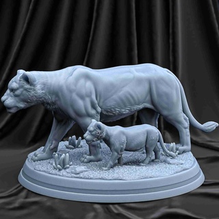 leoa filhote mamífero 3d print model - Mito3D