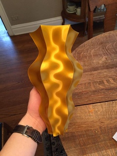 líquido ouro vaso esculturas cultural relíquias 3d print model - Mito3D