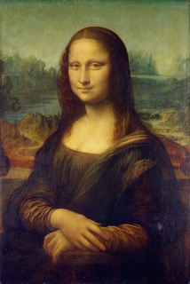 Lithophan la Mona Lisa Zeichen 3d print model - Mito3D