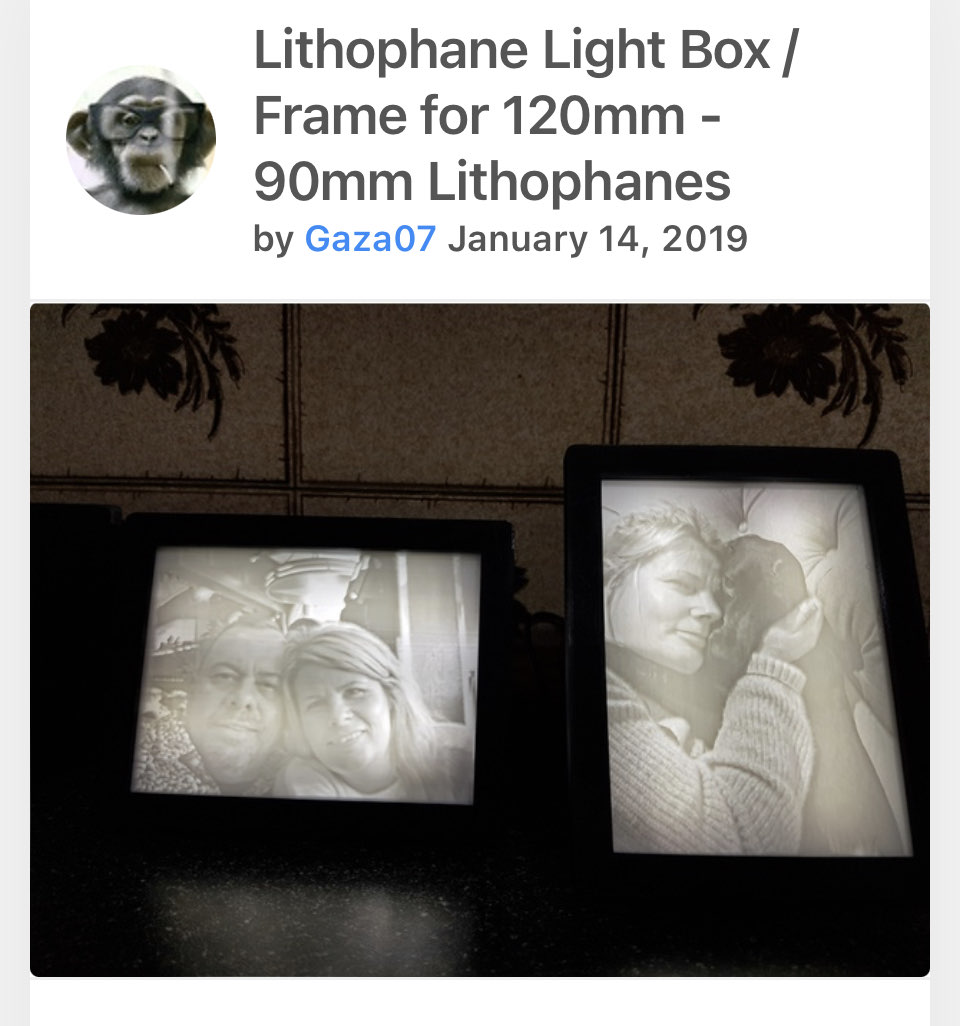 litofano caixa luz quadro Armação casa 3D print model - Mito3D