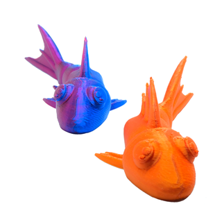 little fish - print-in-place algae eater Fishes 3d print model - Mito3D