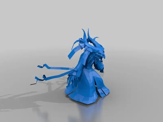 echsenmenschen fantasie tm 3d modelle download realität wolke 3d print model - Mito3D