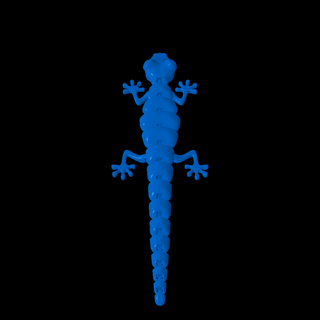 lagarto reptiliano 3d print model - Mito3D