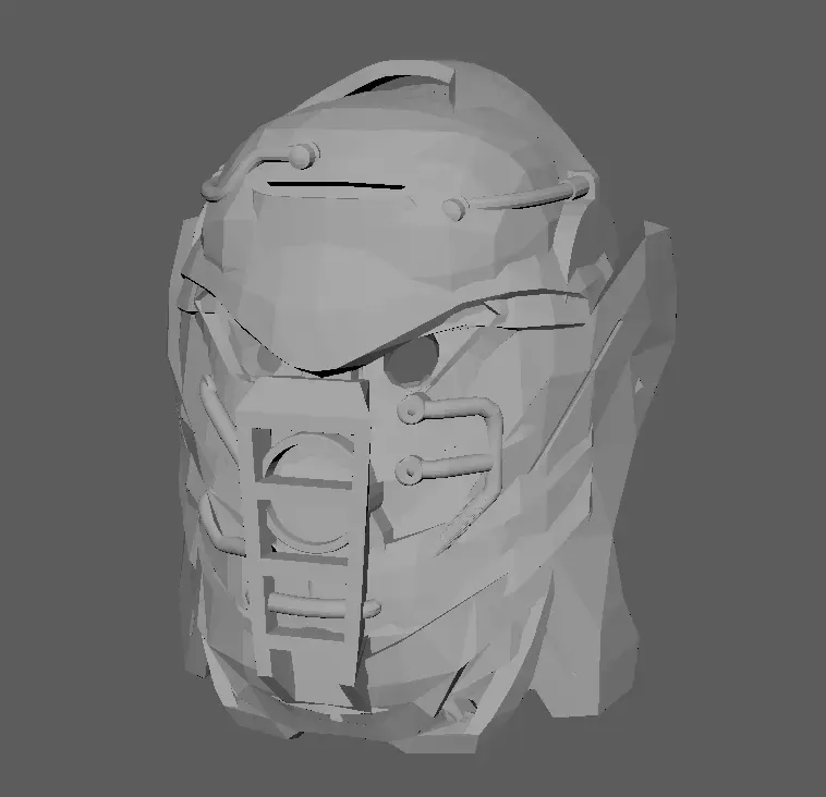 lkanmo helm 3d modelle download realität wolke 3D print model - Mito3D