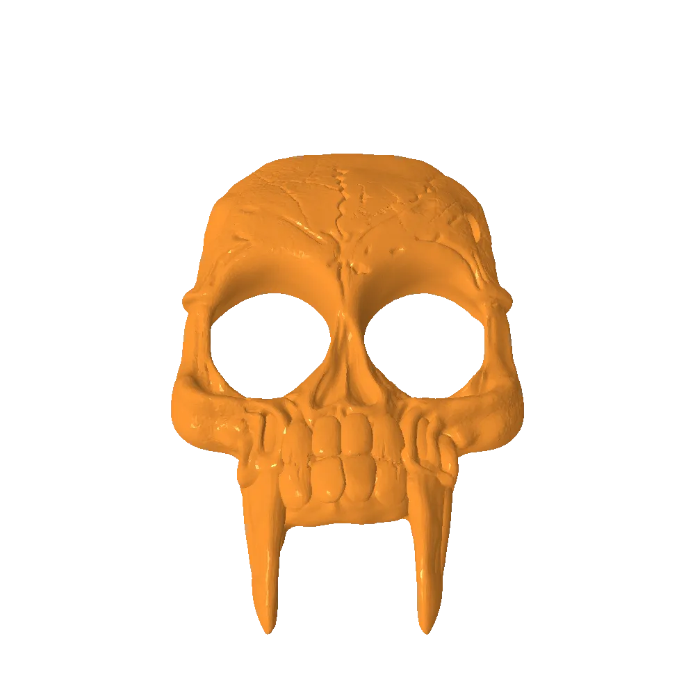 llavero calavera defensa persönlich 3d modelle download realität wolke 3D print model - Mito3D