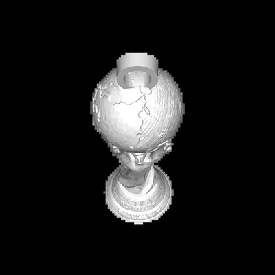 llavero copa mundo 3d modelos descargar crealidad nube 3d print model - Mito3D