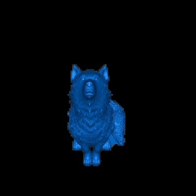 lobo 3d modelos descargar crealidad nube 3d print model - Mito3D