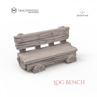 log bench Others 3d print model - Mito3D