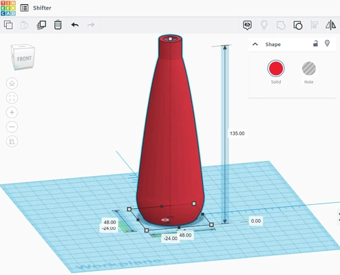 logitech douane longue shifter 3d modèles télécharger créalité nuage 3d print model - Mito3D