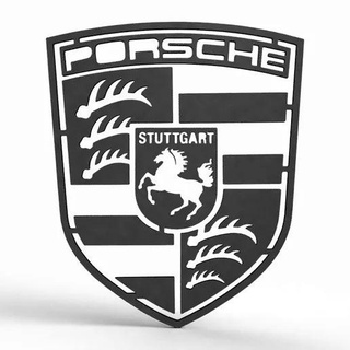 logotipo Porsche 3d print model - Mito3D