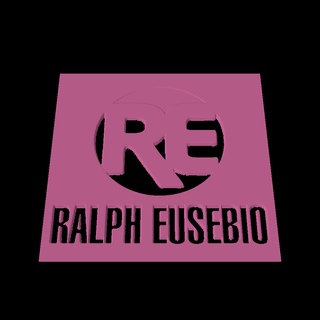 logotipo Ralph eusébio 3d print model - Mito3D