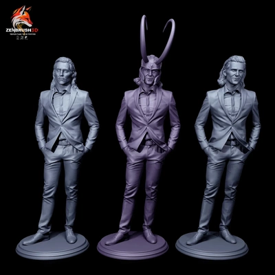 loki wunder tom hiddleston 3d modelle download realität wolke 3d print model - Mito3D