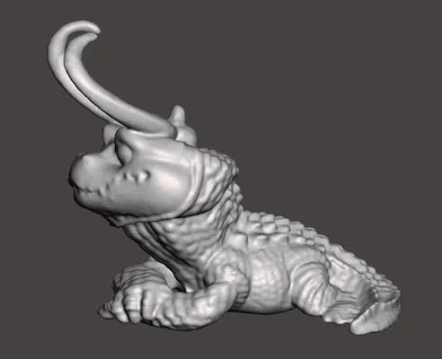 loki aligator 3d modelle download realität wolke fiktiv zeichen 3d print model - Mito3D