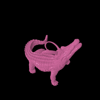 loki caimán animales 3d print model - Mito3D
