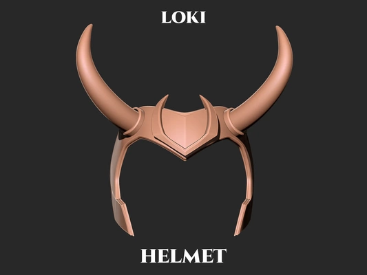 loki krone netz serie 3d drucken modell modelle download realität wolke masken helme 3d print model - Mito3D