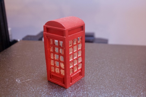 Londres Telefone caixa 3d modelos baixar crialidade nuvem arquitetura panorama 3d print model - Mito3D