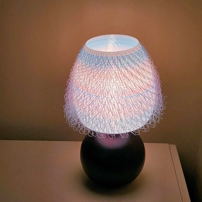 loopy lampshade 3d models download creality cloud 3d print model - Mito3D