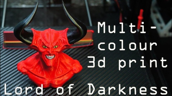 lord darkness legend multicolour support free remix Fictional Characters 3d print model - Mito3D