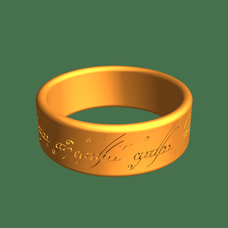 lord ring 3d models download creality cloud Jewellery 3d print model - Mito3D