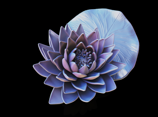 lotus flower 3d models download creality cloud flowers 3d print model - Mito3D