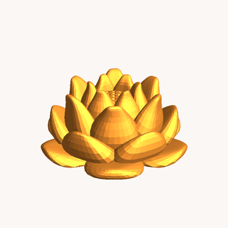 lotus Çiçekler 3d print model - Mito3D