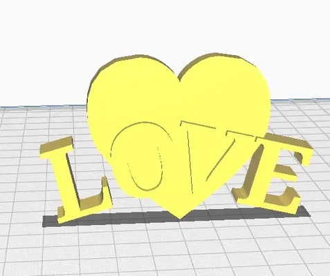 love heart 3d modèles télécharger créalité nuage 3d print model - Mito3D