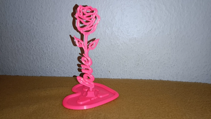 l'amour fleur pot 3d modèles télécharger créalité nuage 3d print model - Mito3D