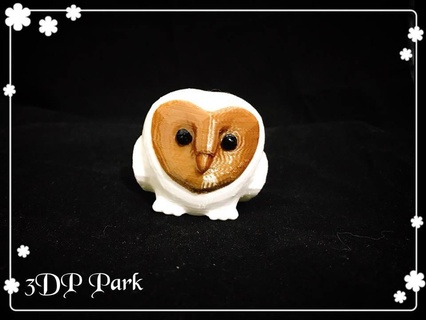 love owl Flying Animals 3d print model - Mito3D