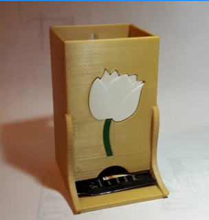 bello tè scatola tazze 3d print model - Mito3D