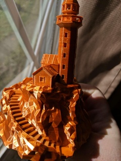 lowpoly lighthouse Architecture & Landscape 3d print model - Mito3D