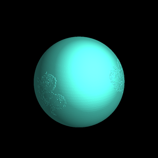 lua complet planète lampe 3d print model - Mito3D