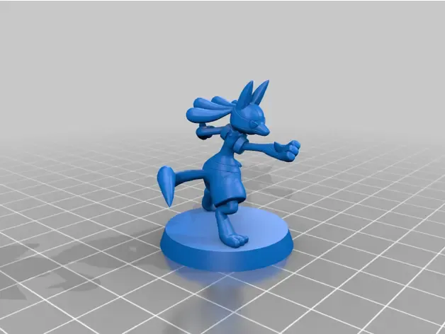 lucario 3d modelle download realität wolke 3D print model - Mito3D