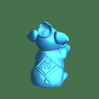 luck pig generated revopoint pop Home Decor 3d print model - Mito3D