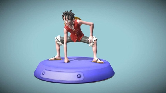 luffy 3d models download creality cloud Others 3d print model - Mito3D