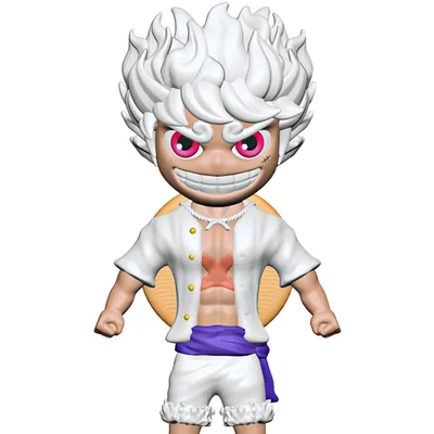 luffy d monkey gear 5 one piece 3d models download creality cloud fictional characters 3d print model - Mito3D