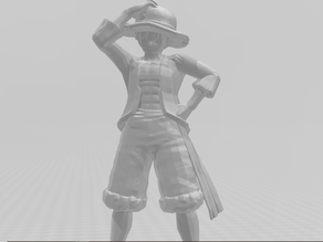luffy fictif personnages 3d print model - Mito3D