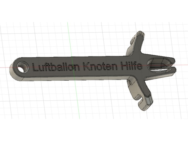 luftballon Knoten Werkstatt Werkzeuge 3D print model - Mito3D