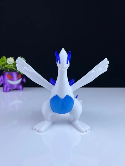 lugia pokémon mehrteilig 3d modelle download realität wolke 3d print model - Mito3D