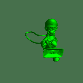 Luigi Manoir fictif personnages 3d print model - Mito3D