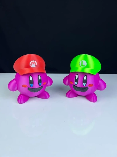 luigi kirby parçalı 3d modeller indir creality bulut 3d print model - Mito3D