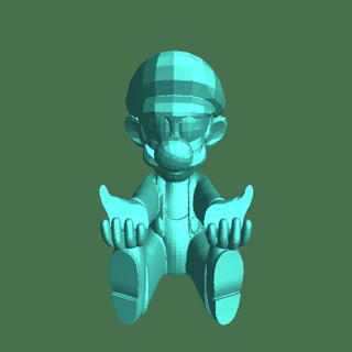 luigi support Others 3d print model - Mito3D