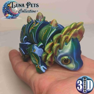 luna pets collection - sunflowern articulated baby dragon Others 3d print model - Mito3D