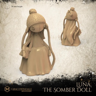 luna somber doll Others 3d print model - Mito3D