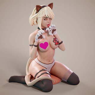 lustful kitty 3d models download creality cloud Women 3d print model - Mito3D