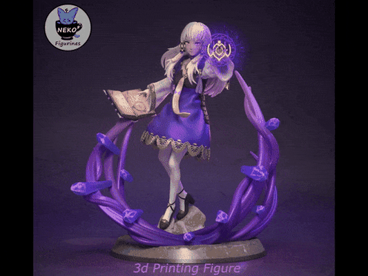 lysithée feu emblème jeu figurine 3d impression modèles télécharger créalité nuage fictif personnages 3d print model - Mito3D
